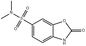 6-Benzoxazolesulfonamide, 2,3-dihydro-N,N-dimethyl-2-oxo- Structure