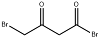 Butanoyl bromide, 4-bromo-3-oxo- Structure