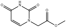 1(2H)-Pyrimidineacetic acid, 3,4-dihydro-2,4-dioxo-, methyl ester 구조식 이미지