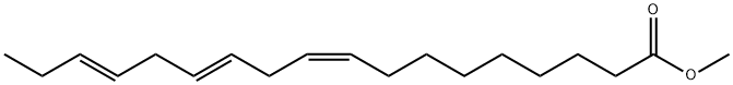 9,12,15-Octadecatrienoic acid, methyl ester, (9Z,12E,15E)- Structure