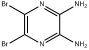 2,3-Pyrazinediamine, 5,6-dibromo- Structure