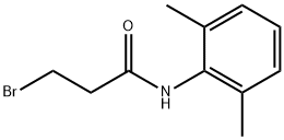 Propanamide, 3-bromo-N-(2,6-dimethylphenyl)- Structure