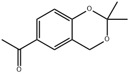 Ethanone, 1-(2,2-dimethyl-4H-1,3-benzodioxin-6-yl)- 구조식 이미지