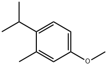 Benzene, 4-methoxy-2-methyl-1-(1-methylethyl)- 구조식 이미지