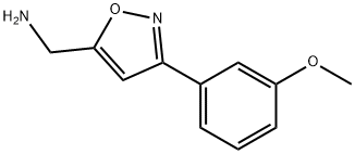 1-[3-(3-methoxyphenyl)-5-isoxazolyl]methanamine(SALTDATA: HCl) Structure