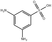 Benzenesulfonic acid, 3,5-diamino- Structure