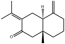 Eudesma-4(15),7(11)-dien-8-one 구조식 이미지