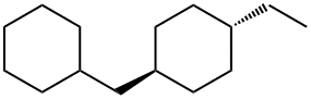 1α-(Cyclohexylmethyl)-4β-ethylcyclohexane Structure