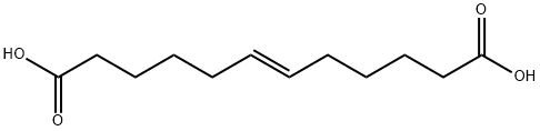 6-Dodecenedioic acid, (6E)- Structure