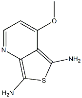 2,7-벤조티아졸디아민,4-메톡시-(9CI) 구조식 이미지