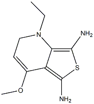 2,7-Benzothiazolediamine,N7-ethyl-4-methoxy-(9CI) Structure