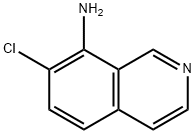 8-이소퀴놀린아민,7-클로로-(9CI) 구조식 이미지