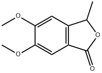 1(3H)-Isobenzofuranone, 5,6-dimethoxy-3-methyl- Structure