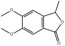 1(3H)-Isobenzofuranone, 5,6-dimethoxy-3-methyl- 구조식 이미지