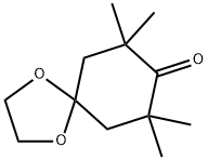 1,4-Dioxaspiro[4.5]decan-8-one, 7,7,9,9-tetramethyl- Structure