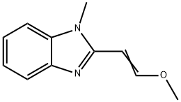 1H-Benzimidazole,2-(2-methoxyethenyl)-1-methyl-(9CI) 구조식 이미지