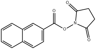 2-Naphthalenecarboxylic acid, 2,5-dioxo-1-pyrrolidinyl ester Structure