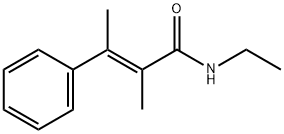 α,β-Dimethyl-N-ethylcinnamamide Structure