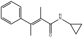 N-Cyclopropyl-α,β-dimethylcinnamamide Structure