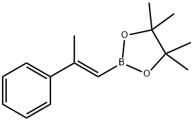 1,3,2-Dioxaborolane, 4,4,5,5-tetramethyl-2-[(1E)-2-phenyl-1-propen-1-yl]- Structure