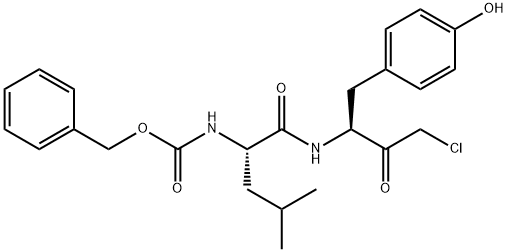carbobenzyloxyleucyl-tyrosine chloromethyl ketone 구조식 이미지