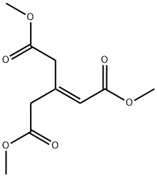 2-Pentenedioic acid, 3-(2-methoxy-2-oxoethyl)-, 1,5-dimethyl ester Structure