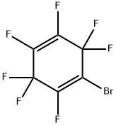 1,4-Cyclohexadiene, 1-bromo-2,3,3,4,5,6,6-heptafluoro- 구조식 이미지