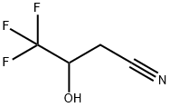 Butanenitrile, 4,4,4-trifluoro-3-hydroxy- Structure