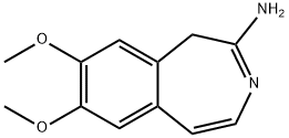 1H-3-Benzazepin-2-amine, 7,8-dimethoxy- Structure