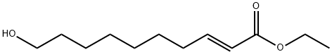 HYDROXYDEC-2-ENOICACID에틸에스테르,(E)-10-(SH) 구조식 이미지