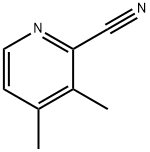 2-Pyridinecarbonitrile, 3,4-dimethyl- Structure