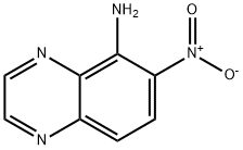 5-Quinoxalinamine, 6-nitro- Structure