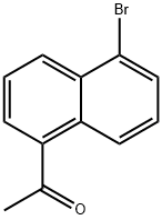 Ethanone, 1-(5-bromo-1-naphthalenyl)- 구조식 이미지