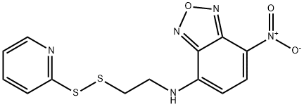 1,4-(N-2-aminoethyl-2'-pyridyl disulfide)-7-nitrobenzo-2-oxa-1,3-diazole Structure