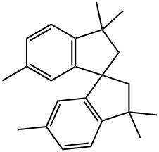 1,1'-Spirobi[1H-indene], 2,2',3,3'-tetrahydro-3,3,3',3',6,6'-hexamethyl- 구조식 이미지