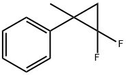 Benzene, (2,2-difluoro-1-methylcyclopropyl)- Structure