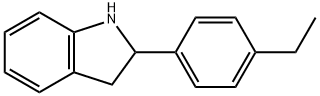 1H-Indole,2-(4-ethylphenyl)-2,3-dihydro-(9CI) 구조식 이미지