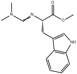 Nα-[(Dimethylamino)methylene]-L-tryptophan methyl ester Structure