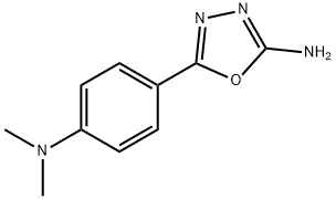 1,3,4-Oxadiazol-2-amine, 5-[4-(dimethylamino)phenyl]- Structure