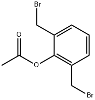 Phenol, 2,6-bis(bromomethyl)-, 1-acetate Structure