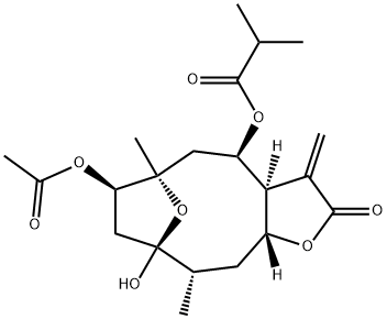 1-acetyltagitinin A 구조식 이미지