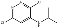 4-Pyridazinamine, 3,6-dichloro-N-(1-methylethyl)- Structure