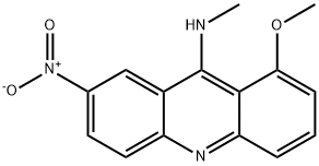 9-Acridinamine, 1-methoxy-N-methyl-7-nitro- Structure