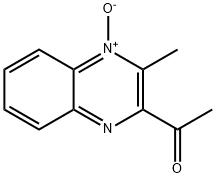 1-(3-Methyl-4-oxido-2-quinoxalinyl)ethanone 구조식 이미지