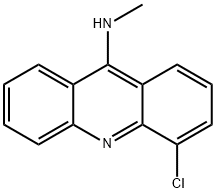 9-Acridinamine, 4-chloro-N-methyl- Structure