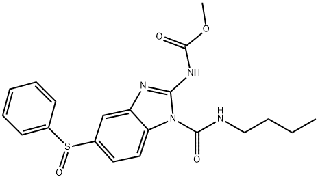 1-n-부틸카르바모일옥스펜다졸 구조식 이미지