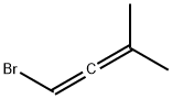 1,2-Butadiene, 1-bromo-3-methyl- 구조식 이미지