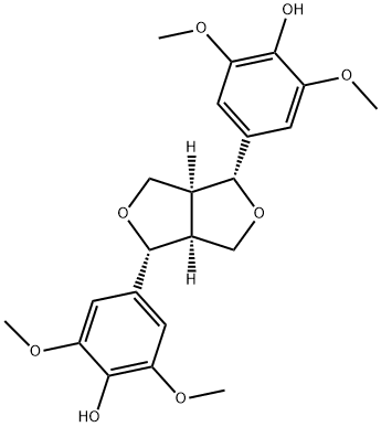 (-)-Syringaresinol 구조식 이미지