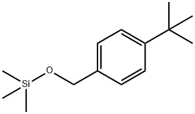 Benzene, 1-(1,1-dimethylethyl)-4-[[(trimethylsilyl)oxy]methyl]- Structure