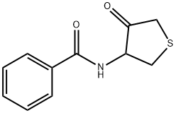 Benzamide, N-(tetrahydro-4-oxo-3-thienyl)- Structure